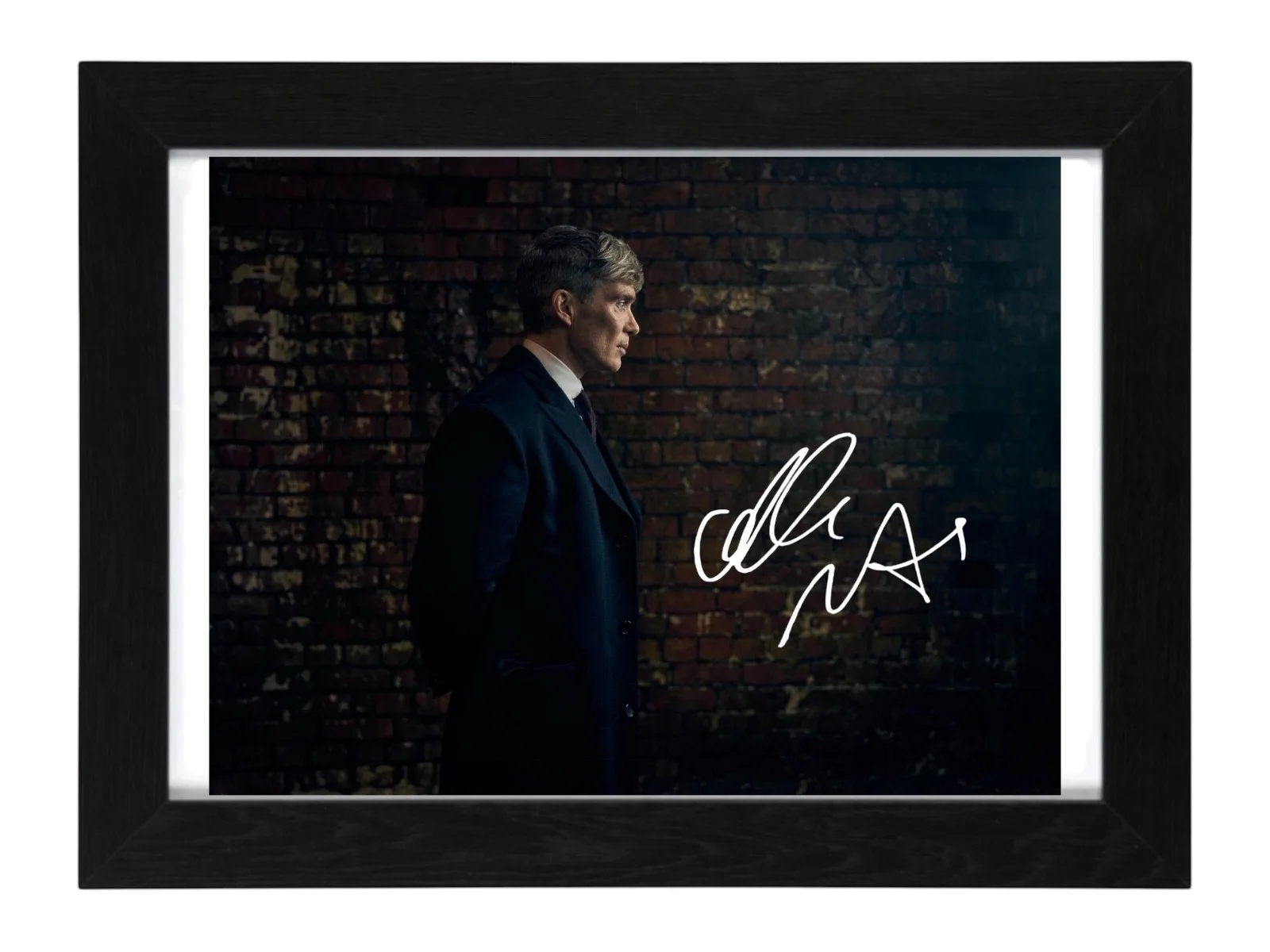 Cillian Murphy Signed Autograph PHOTO Pre Print 6x4 Framed Peaky Blinders, изображение 3