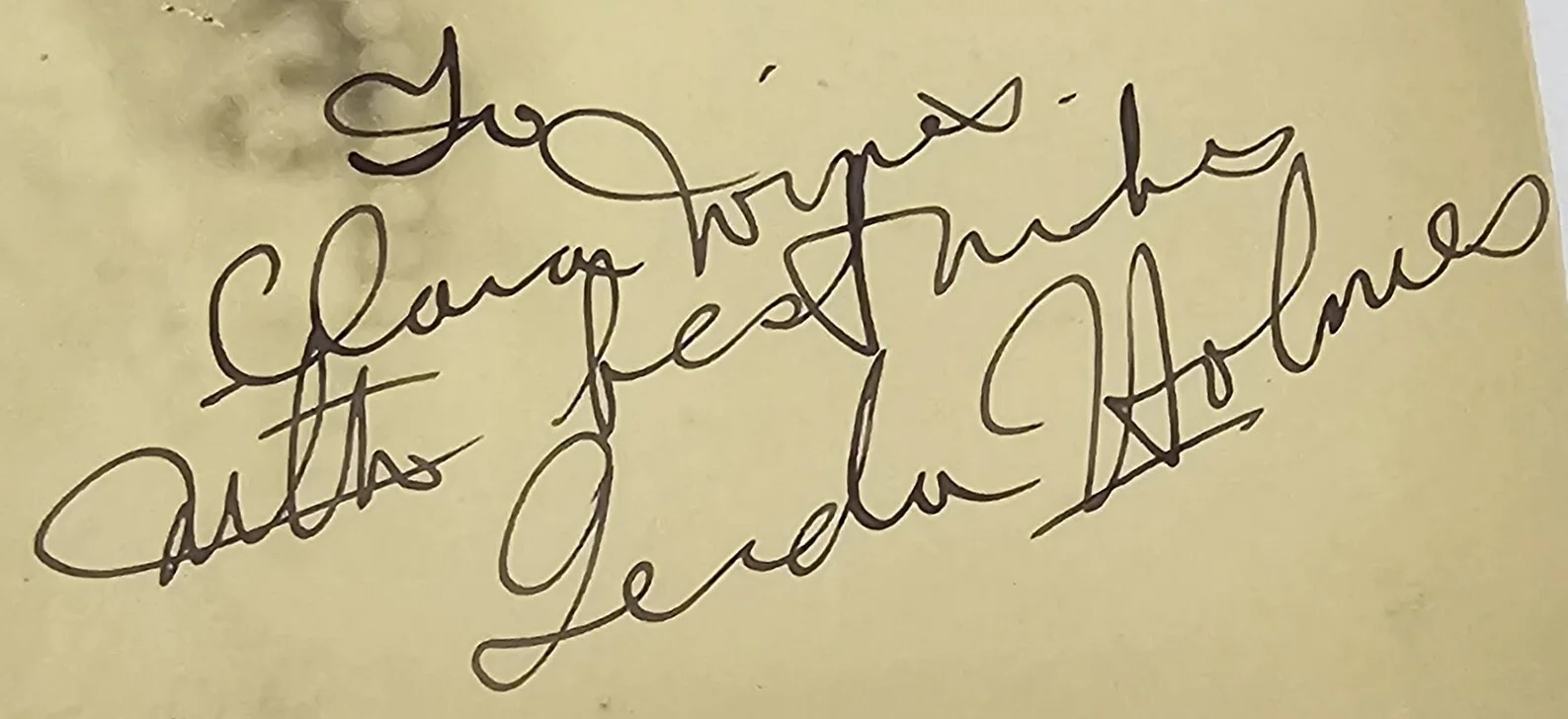 Gerda Holmes — Gerda Holmes Vintage 1915 Hand Signed Photograph Essanay Studio Era, изображение 3
