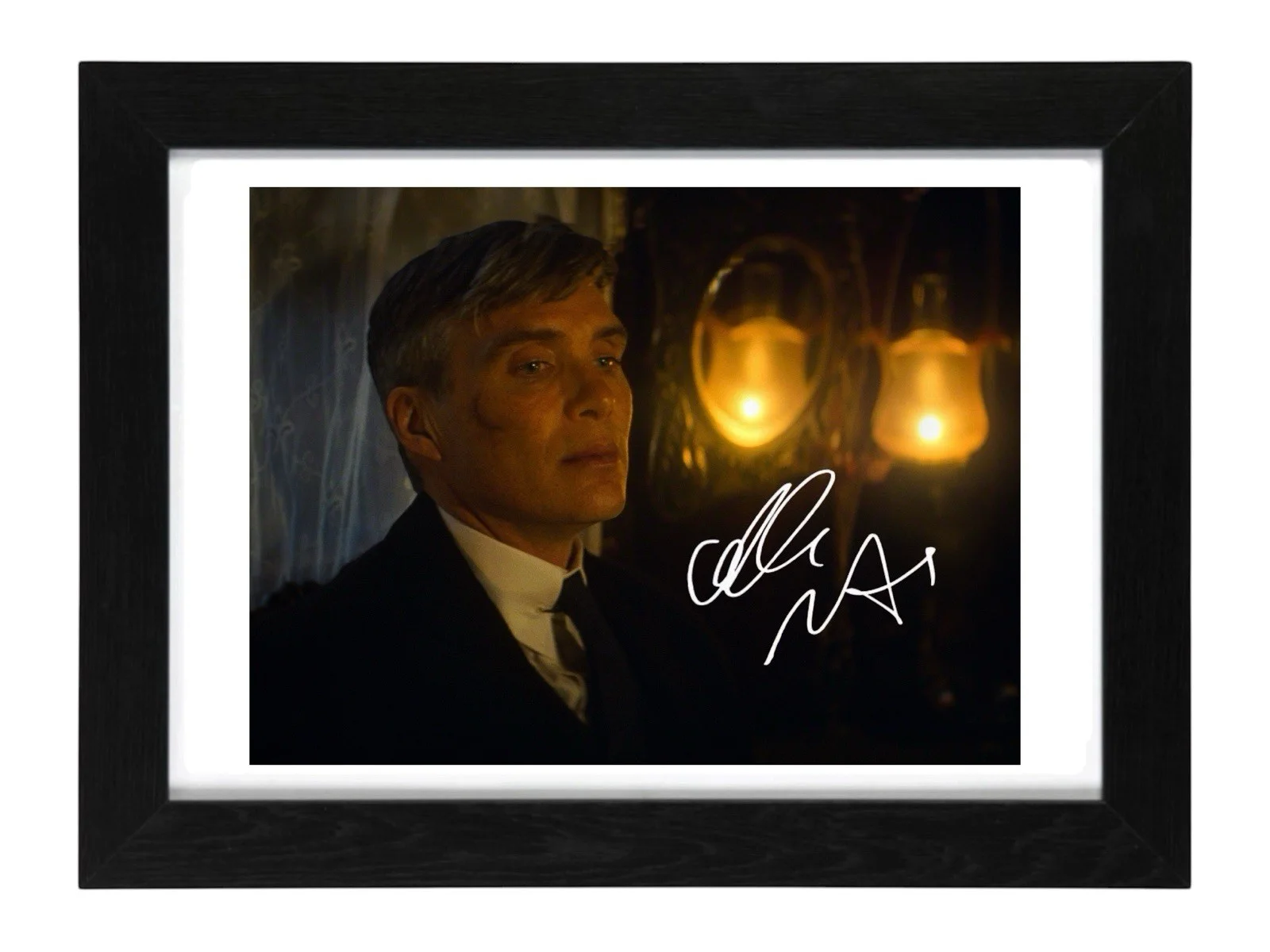 Cillian Murphy Signed Autograph PHOTO Pre Print 6x4 Framed Peaky Blinders, изображение 2