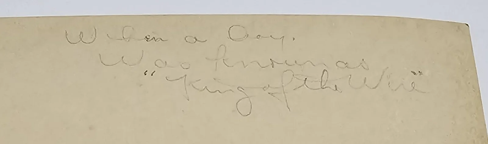 Pat O'Malley — Pat O'Malley 1915 Hand Signed Photograph Holl NY, изображение 4