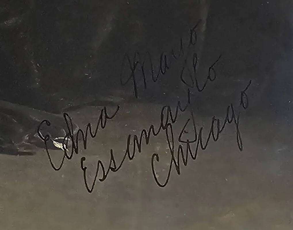 Edna Mayo — Edna Mayo Vintage 1914 Signed Photograph Blind Stamped Matzene Studio Chicago, image 2