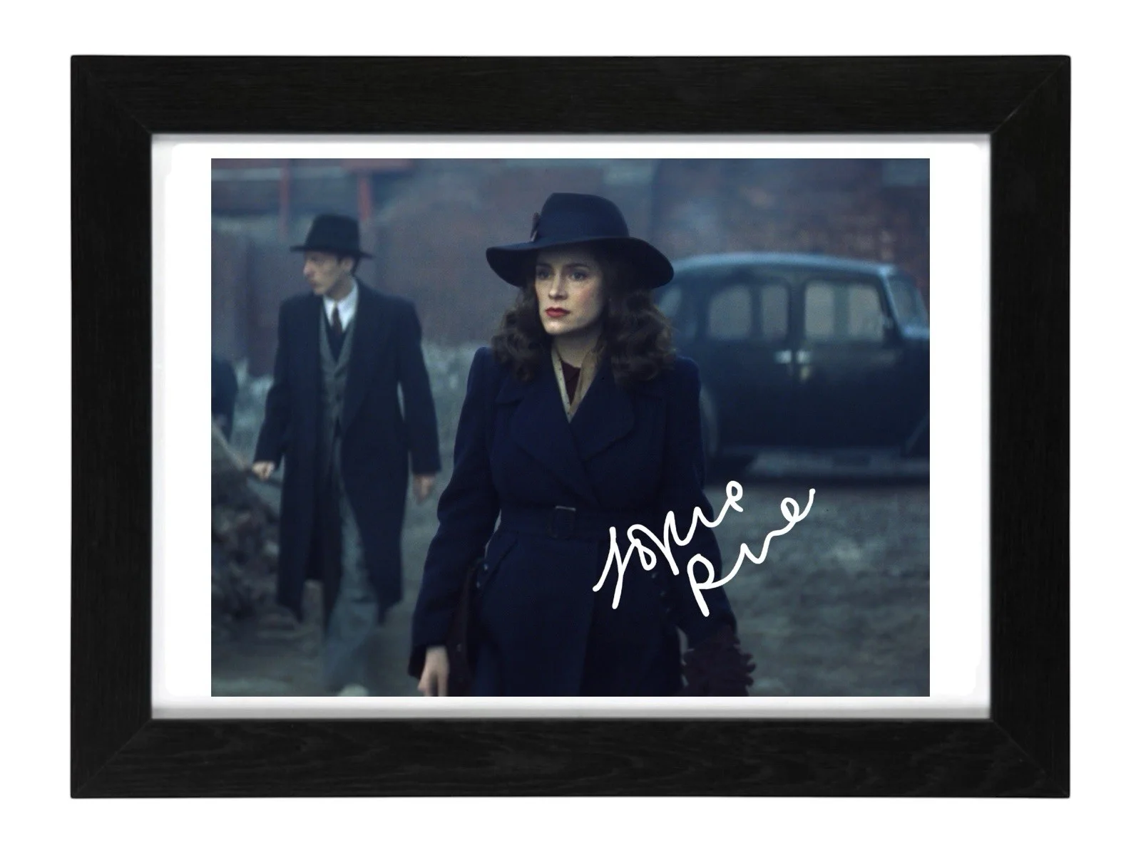 Sophie Rundle Signed Autograph PHOTO Pre Print 6x4 Framed Peaky Blinders, image 2