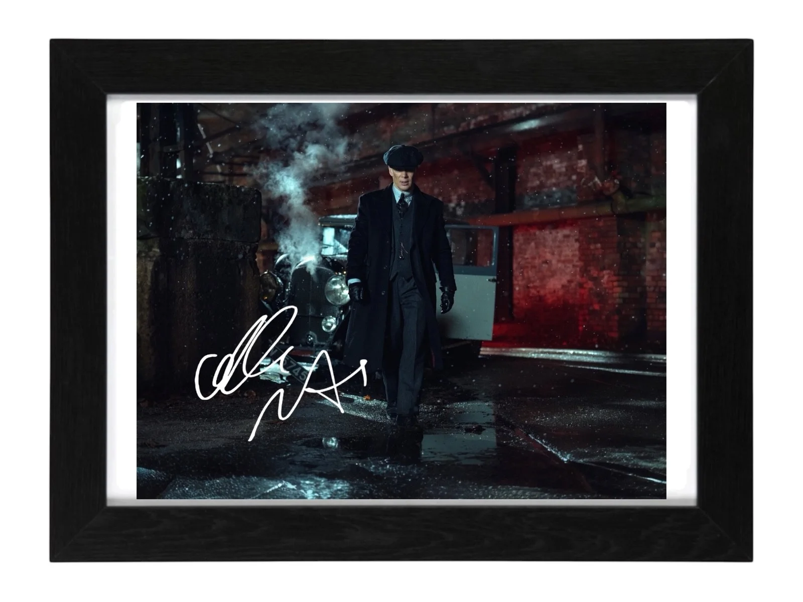 Cillian Murphy Signed Autograph PHOTO Pre Print 6x4 Framed Peaky Blinders, изображение 3