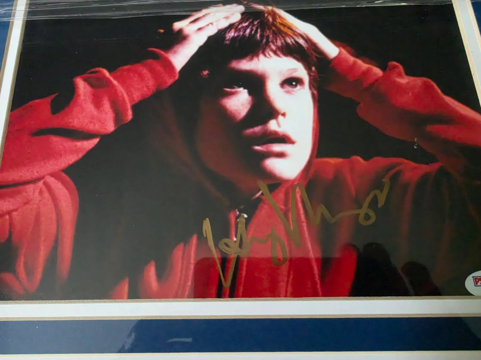 Henry Thomas — ET 23x18 framed Henry Thomas autographed display PSA DNA Certified, image 2