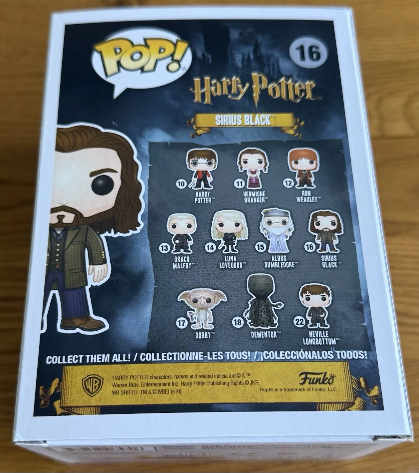 Gary Oldman SIGNED Sirius Black #16 Funko Pop Harry Potter Autograph Brand New, image 3