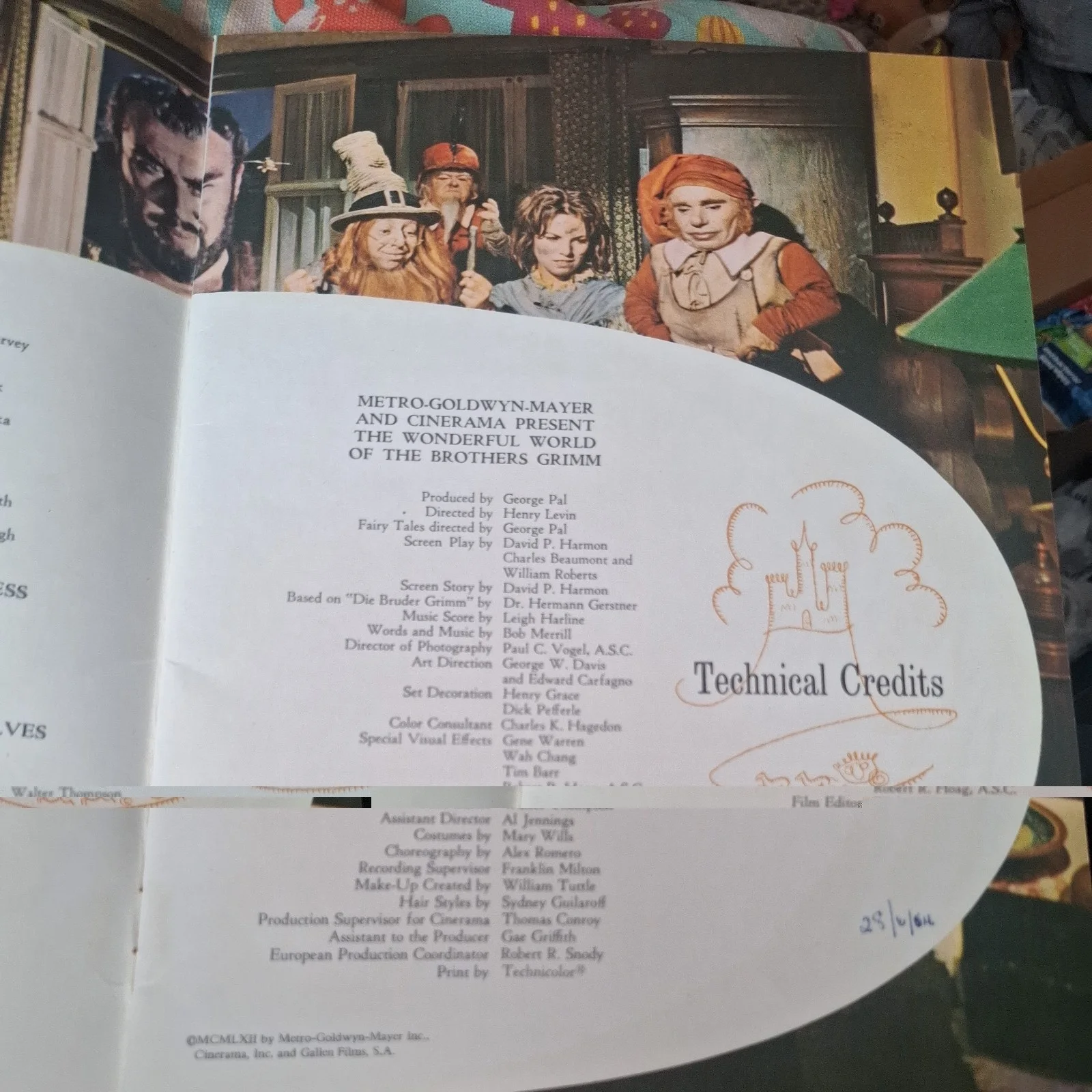 The Wonderful World of the Brothers Grimm Programme Feb 26th 1964, изображение 3