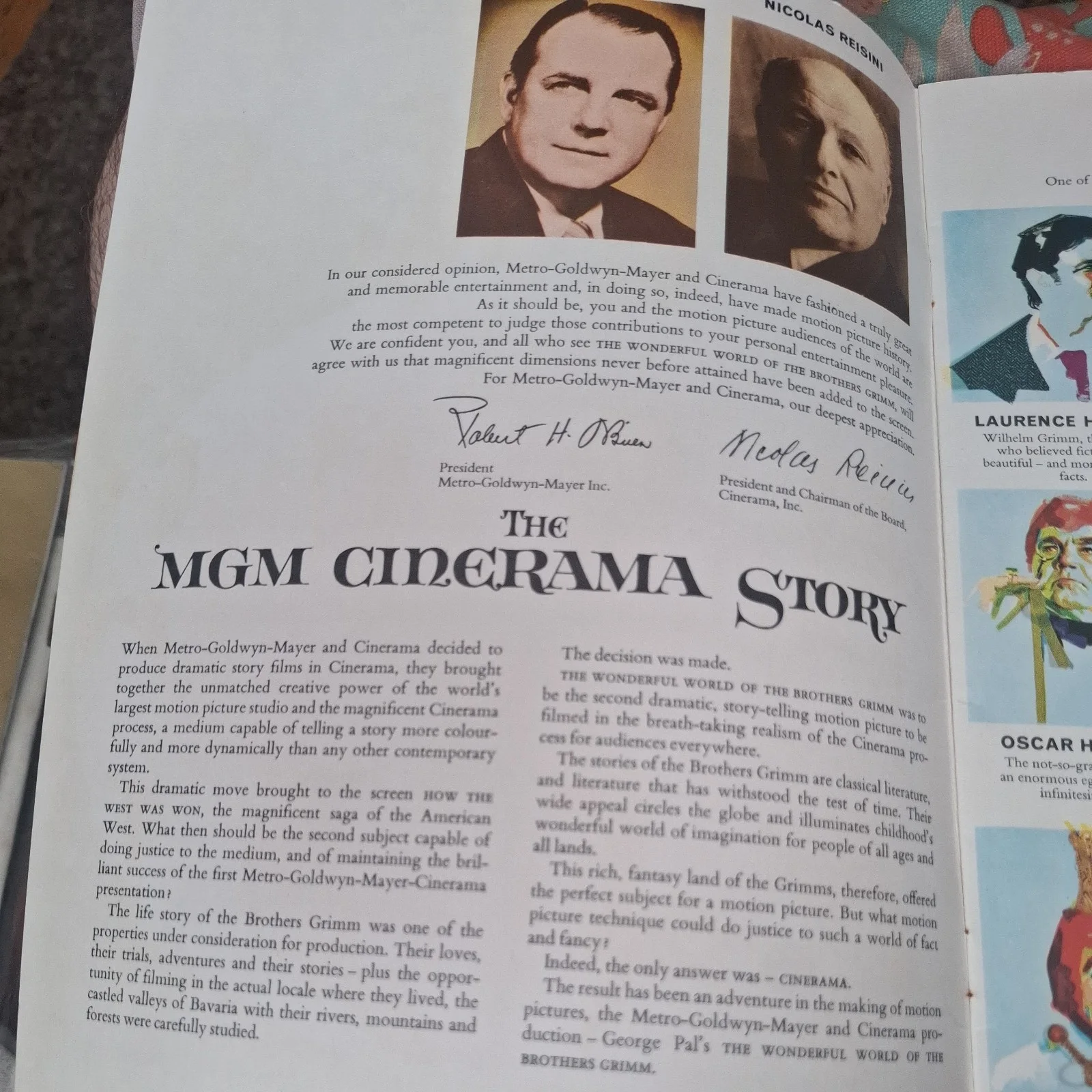 The Wonderful World of the Brothers Grimm Programme Feb 26th 1964, изображение 4