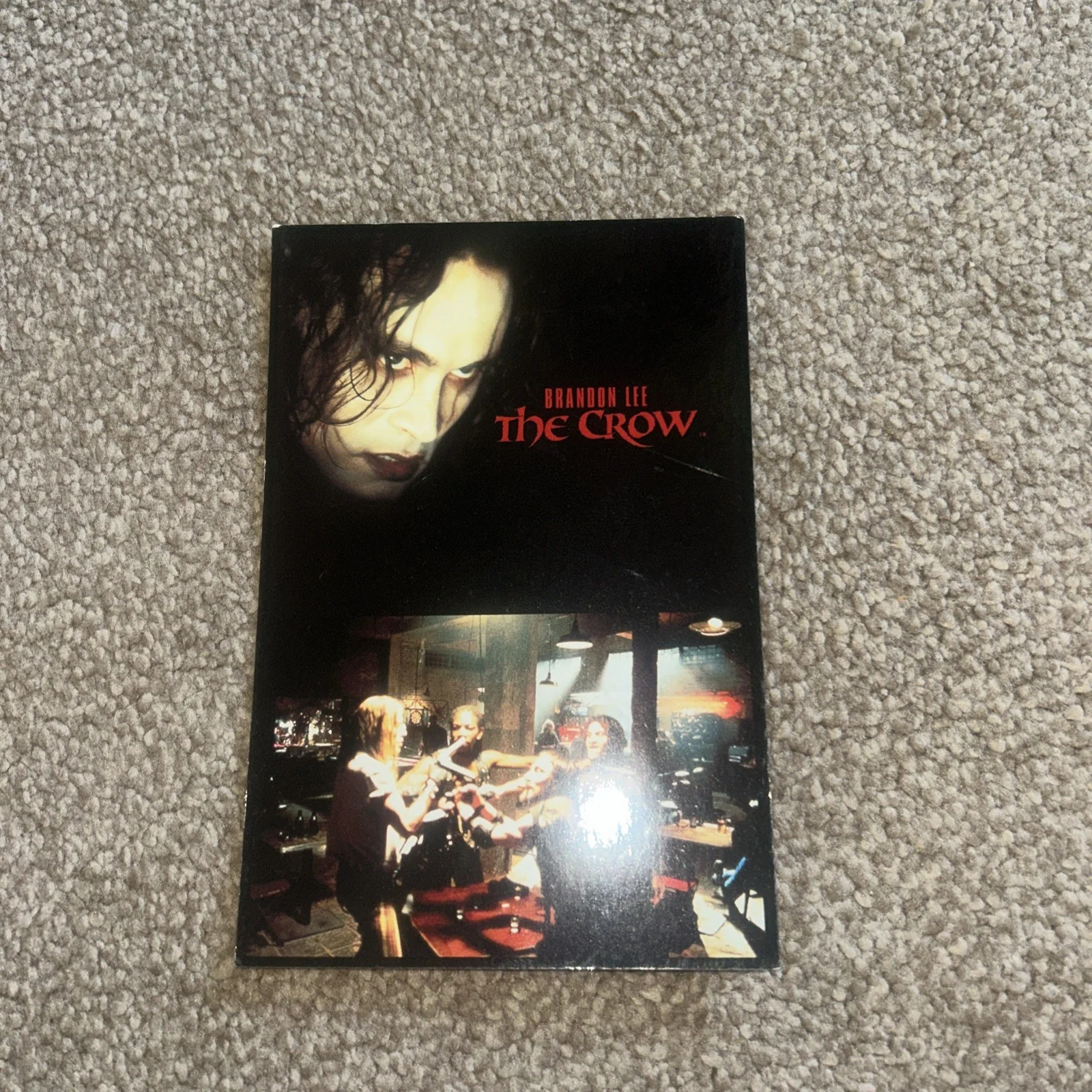 Full set of 6 Series 1 Un Posted Postcards. The Crow, image 3