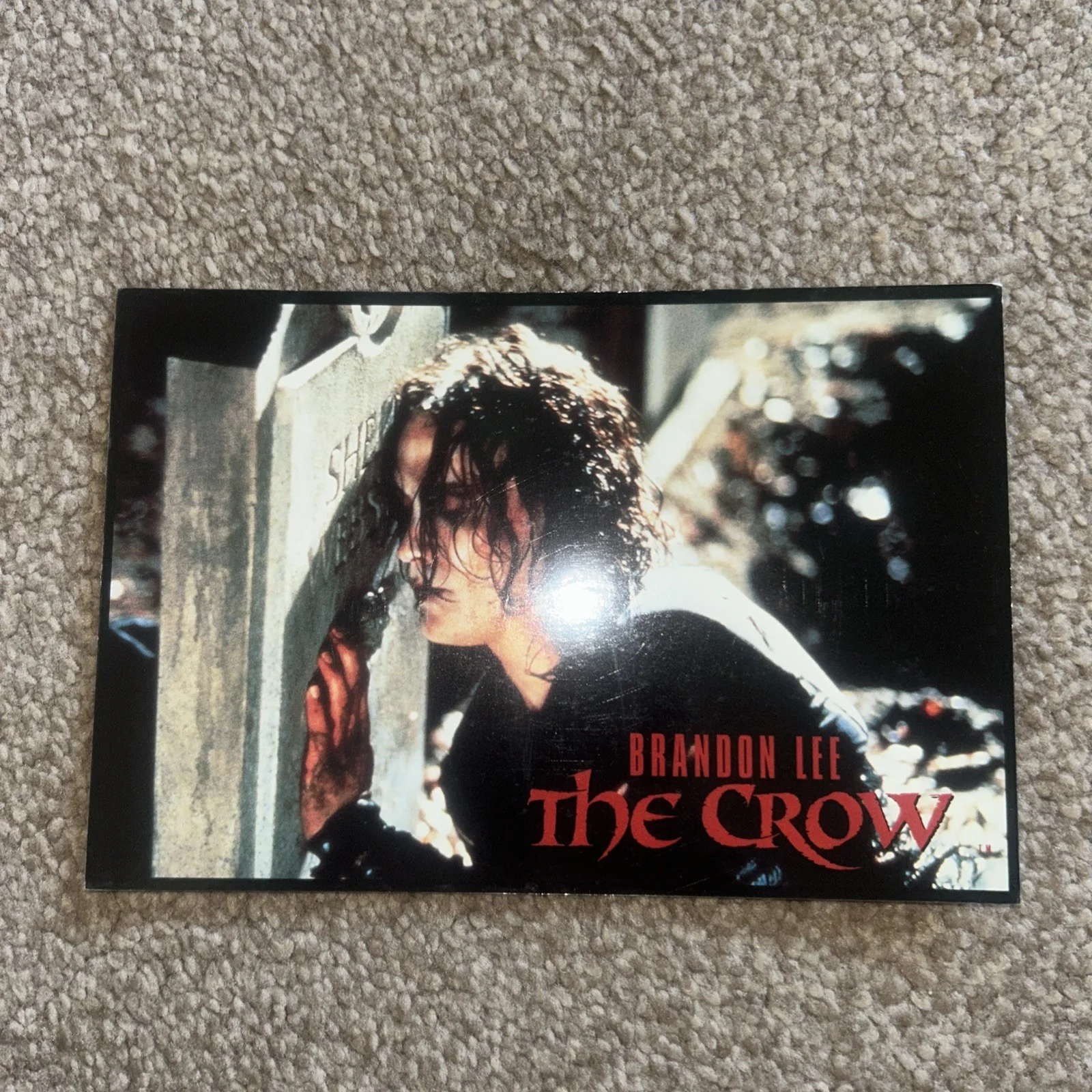 Full set of 6 Series 1 Un Posted Postcards. The Crow, image 5