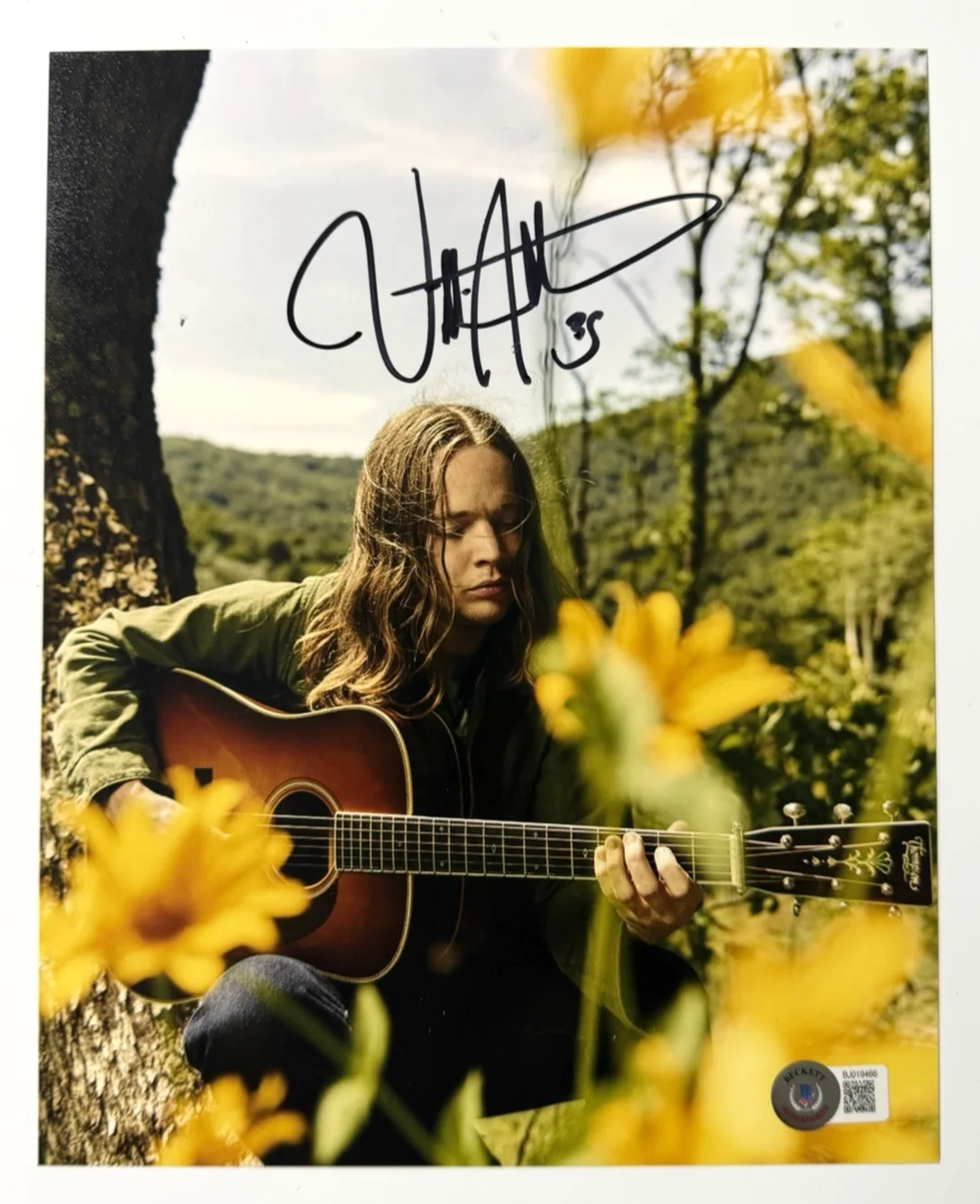 Billy Strings Signed 8x10 Photo BAS Beckett Authenticated Auto Bluegrass Guitar, image 2