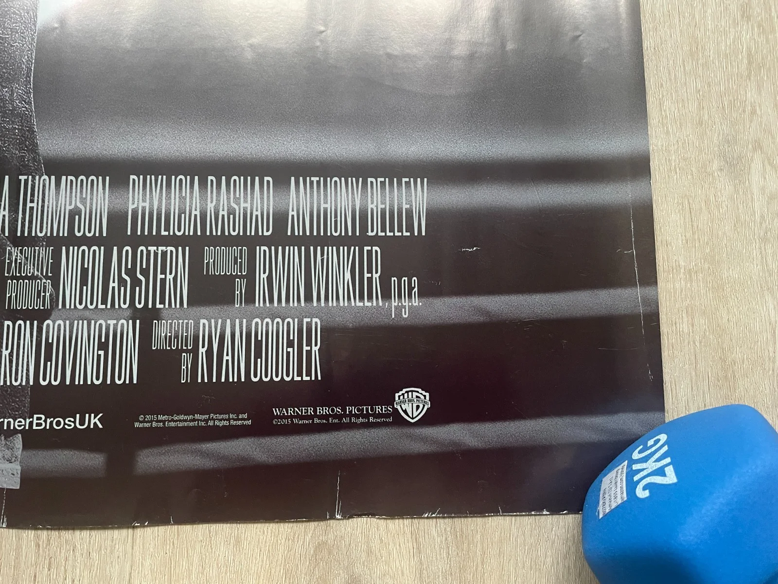 CREED UK Quad (30"x 40") Rolled Poster Sylvester Stallone Michael B. Jordan 2015, изображение 4