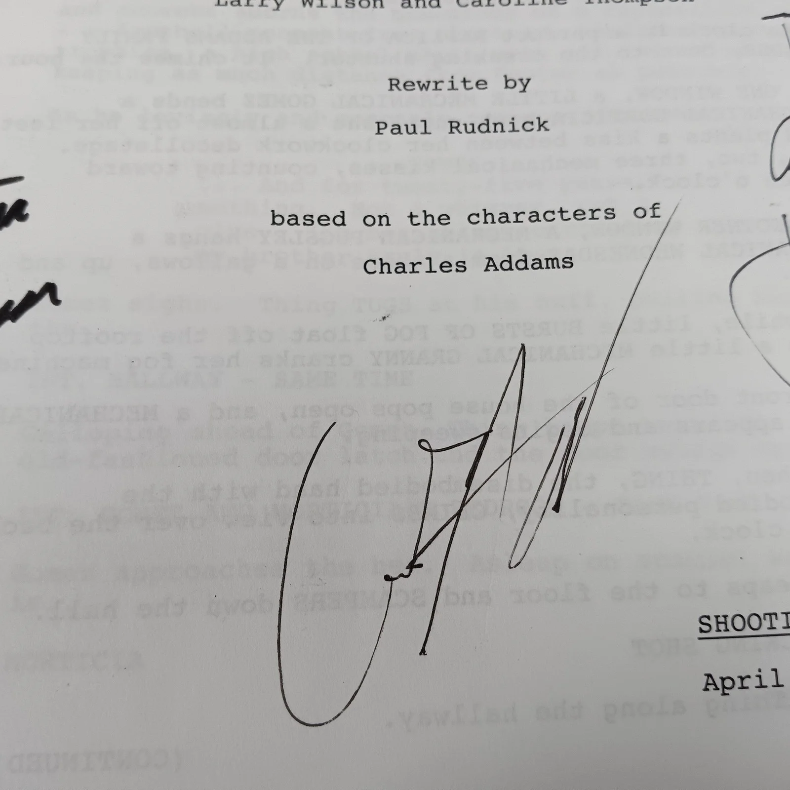 Addams Family Script Signed Autographed Christopher Lloyd Christina Ricci, image 5