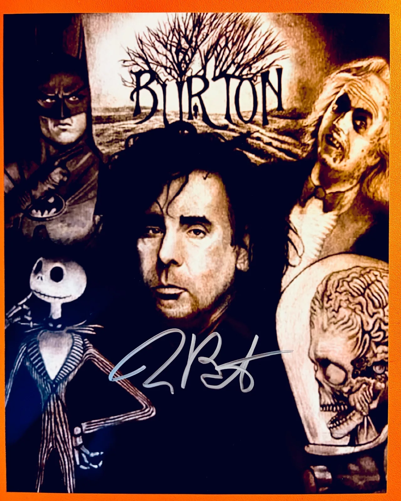 TIM BURTON — Tim Burton Signed•8x10 Color Autographed Photo•CORPSE BRIDE•BEETLEJUICE w/ COA, изображение 2