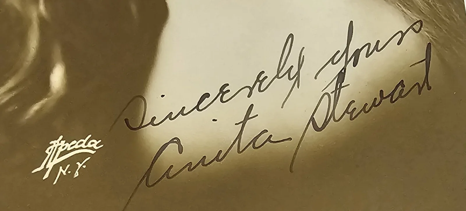 Anita Stewart — Anita Stewart Silent Movie Vintage Signed Postcard 1914 Apeda NY, изображение 3
