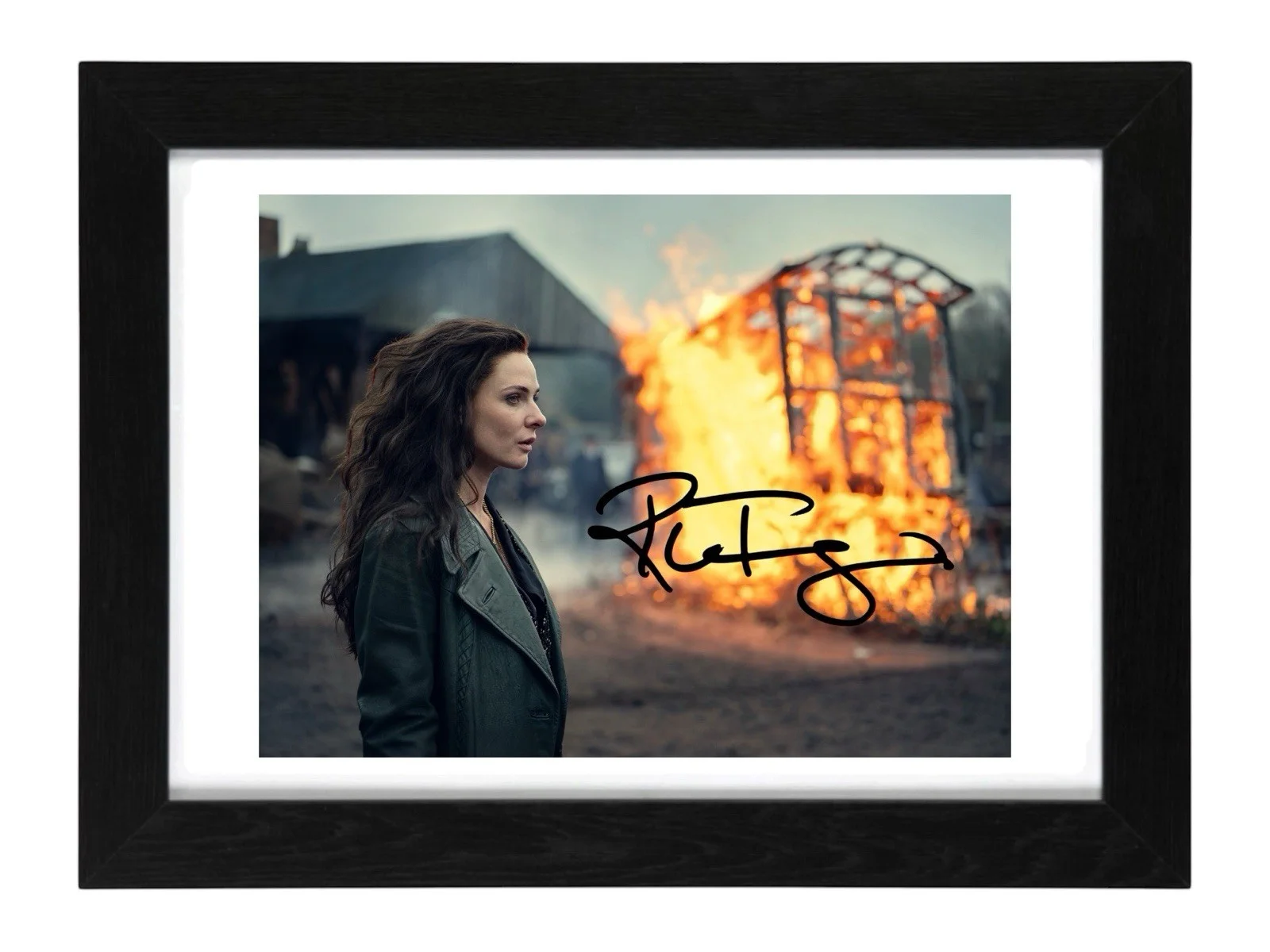 Rebecca Ferguson Signed Autograph PHOTO Pre Print 6x4 Framed Peaky Blinders, image 2