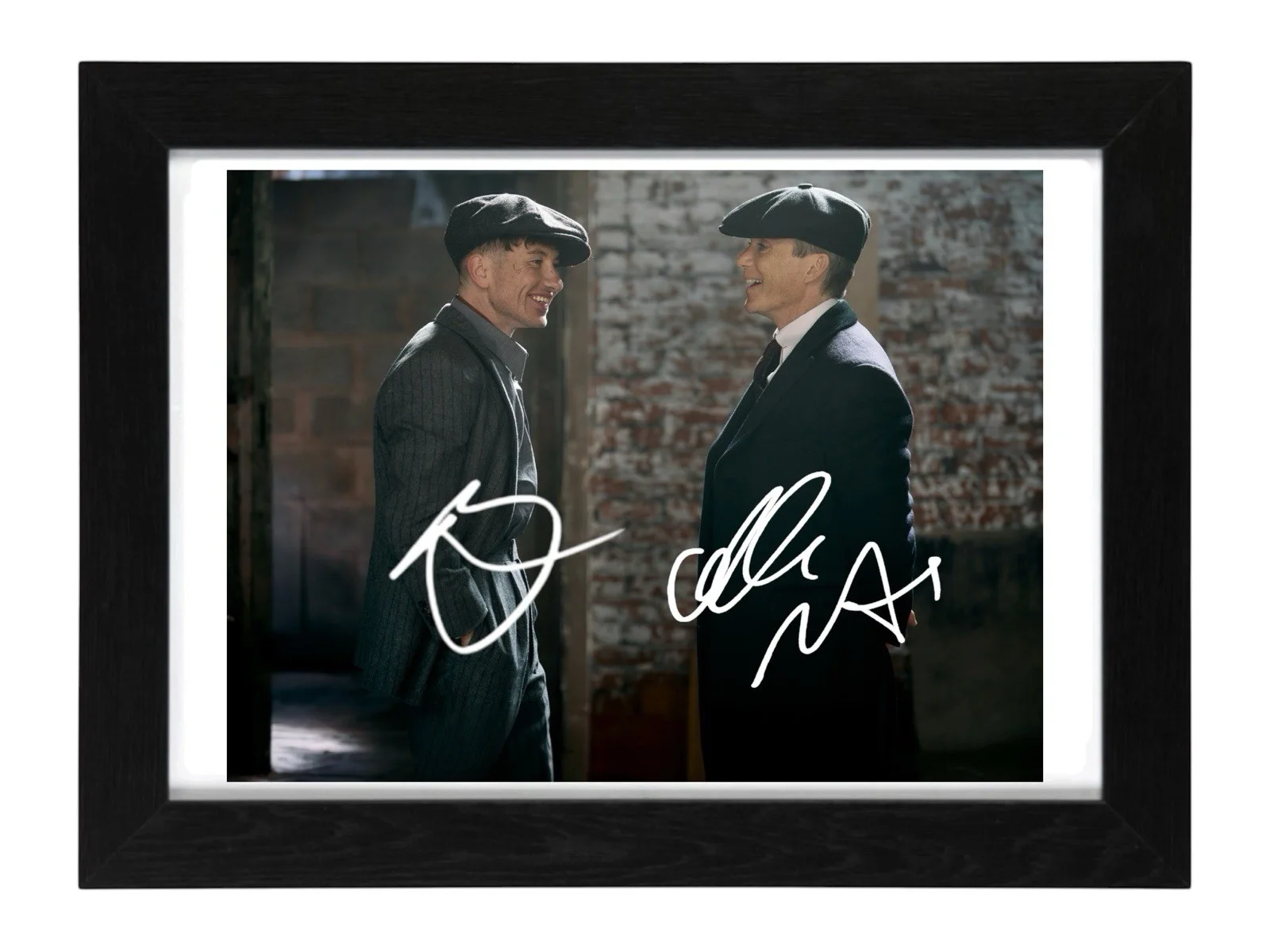 Barry And Cillian Signed Autograph PHOTO Pre Print 6x4 Framed Peaky Blinders, image 2