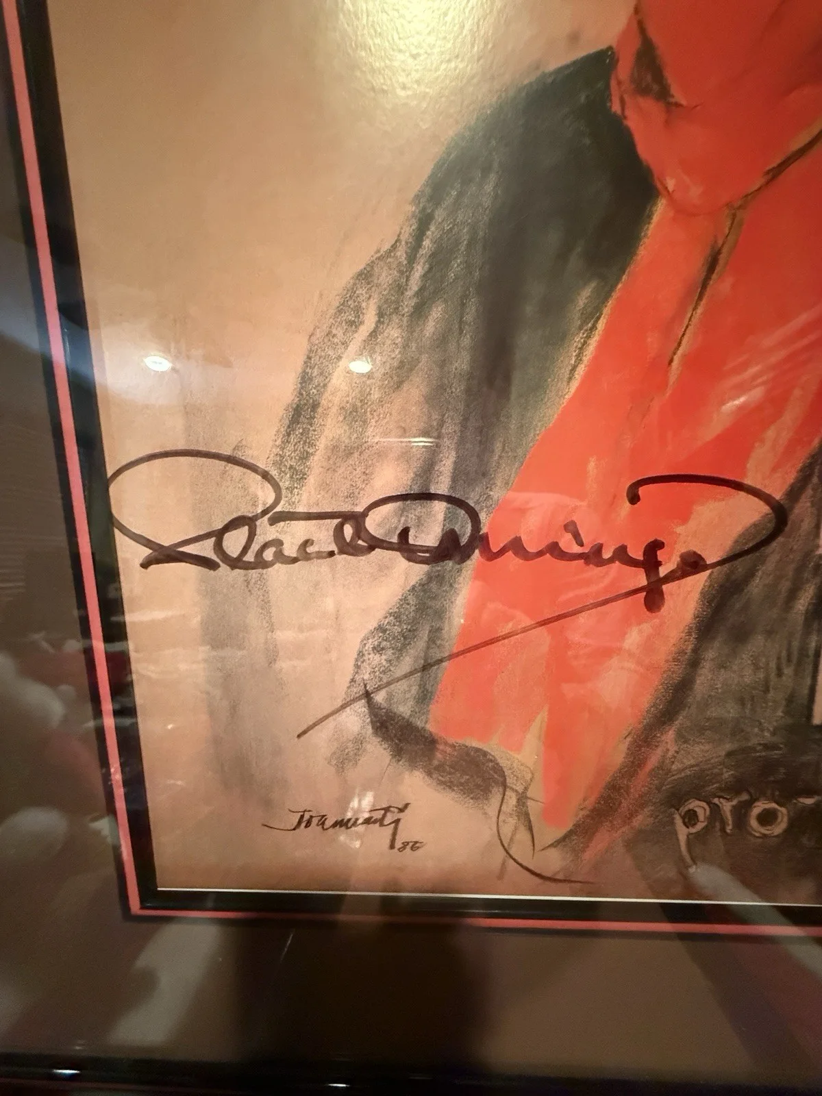 Signed Poster Placido Domingo, image 2