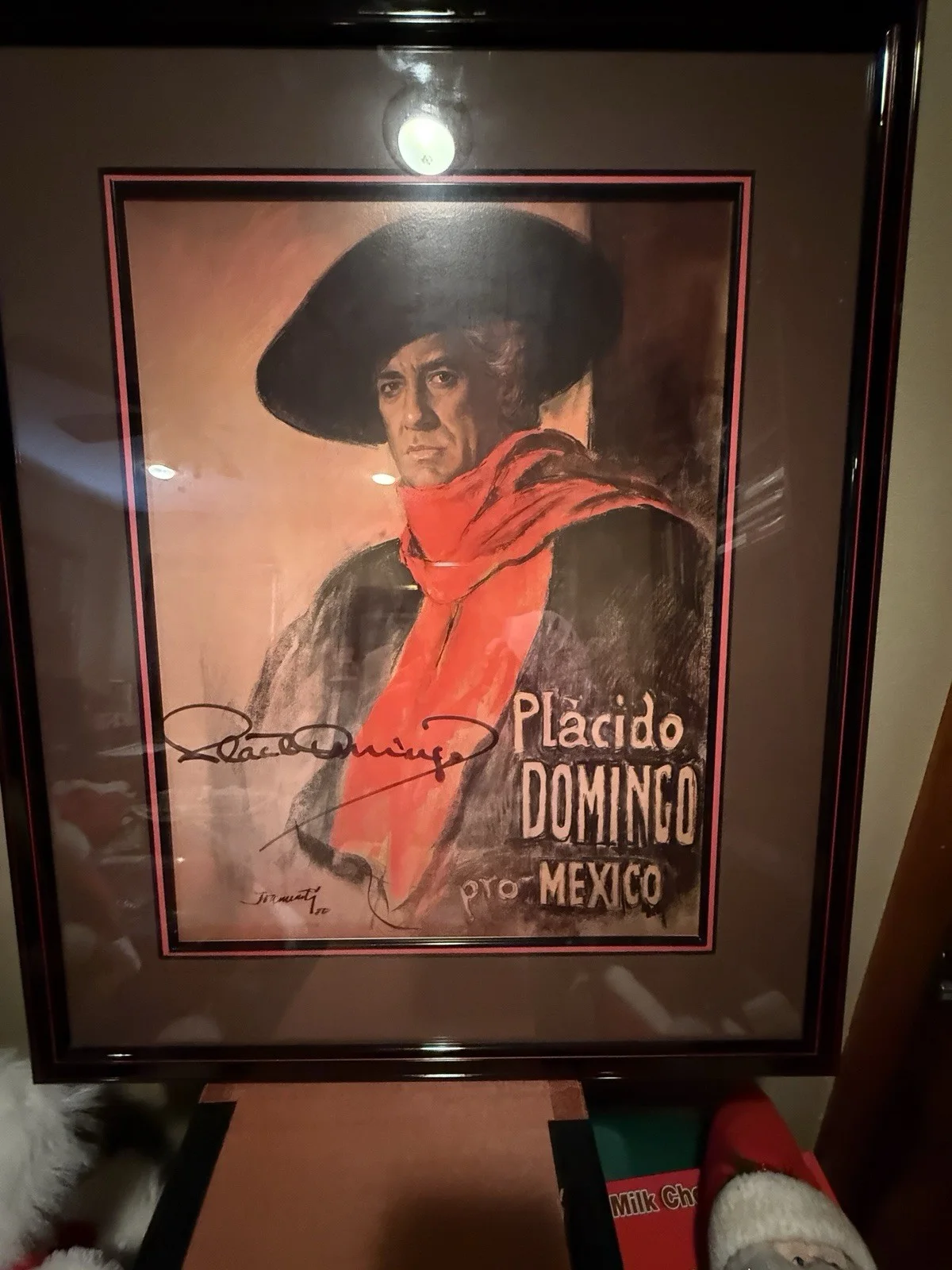 Signed Poster Placido Domingo, image 3