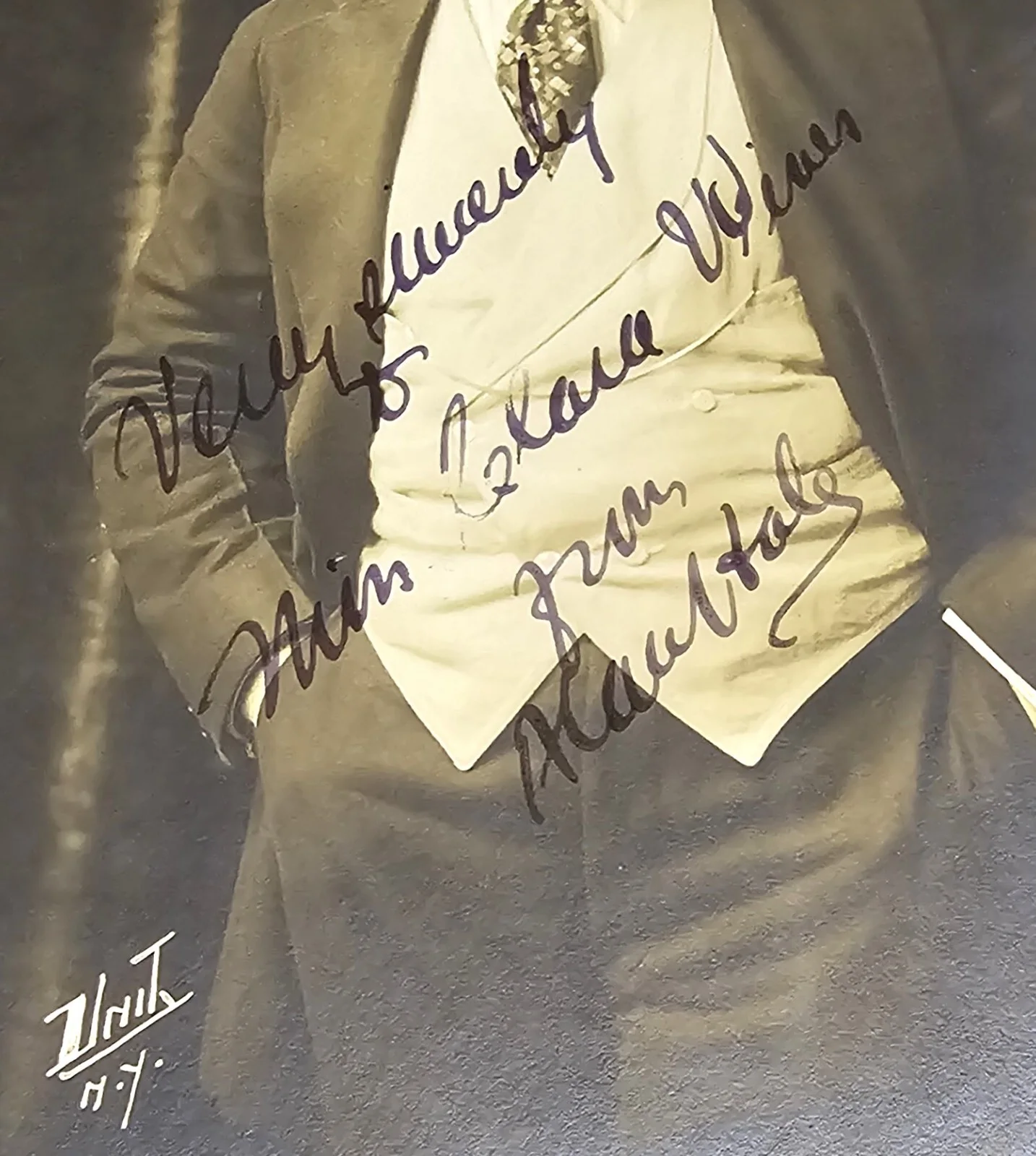 Alan Hale — Alan Hale Sr. Movie Star Vintage Autographed Photograph Early RARE 1915, изображение 3