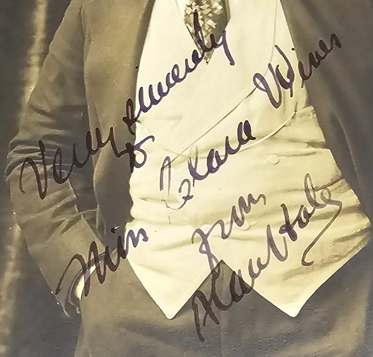 Alan Hale — Alan Hale Sr. Movie Star Vintage Autographed Photograph Early RARE 1915, изображение 4