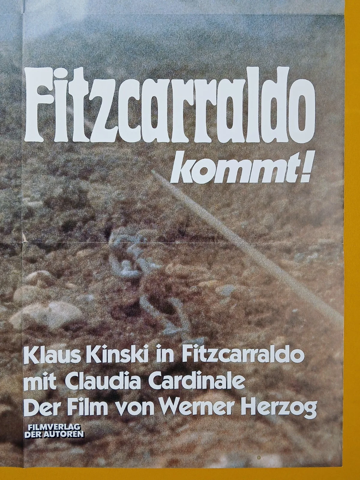 FITZCARRALDO (1982) original German A1 teaser poster -Klaus Kinski,Werner Herzog, image 5