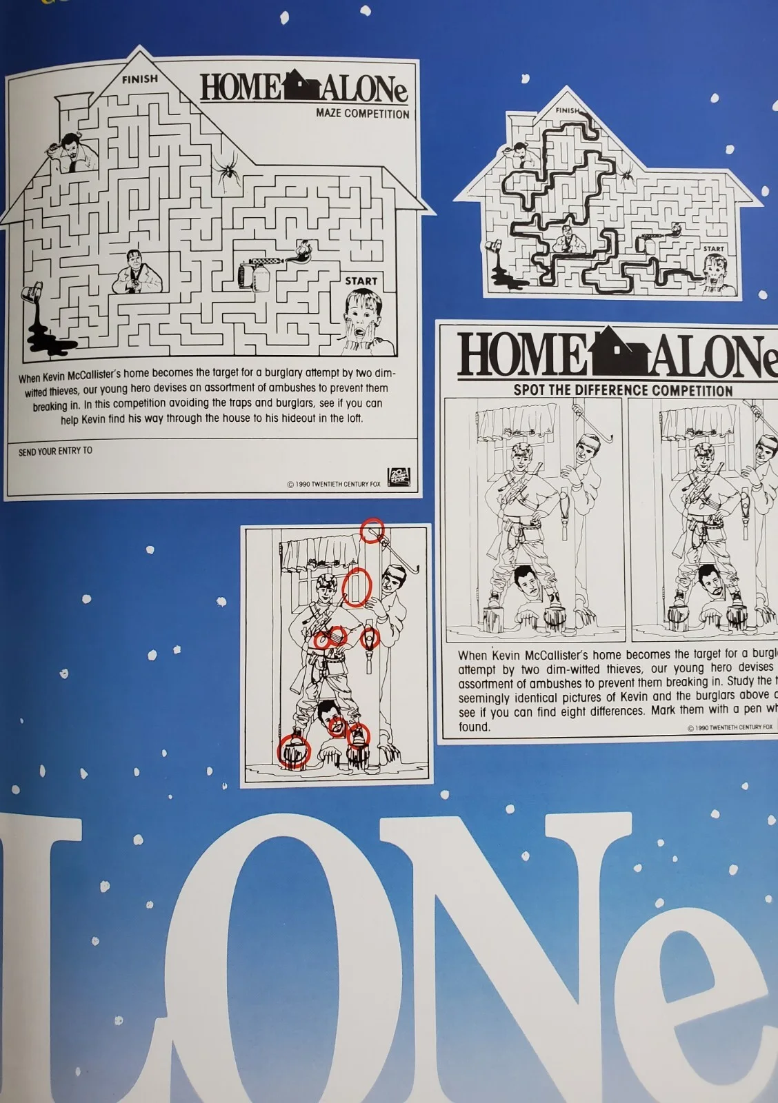 HOME ALONE - VINTAGE ORIGINAL 1990 PRESSBOOK - MACAULAY CULKIN, image 5