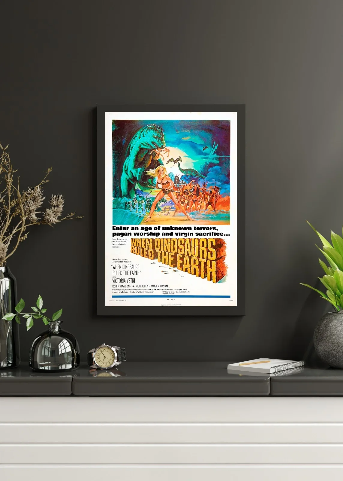 When Dinosaurs Ruled the Earth - Fantasy 27.2" x 41" US One Sheet Poster, image 3