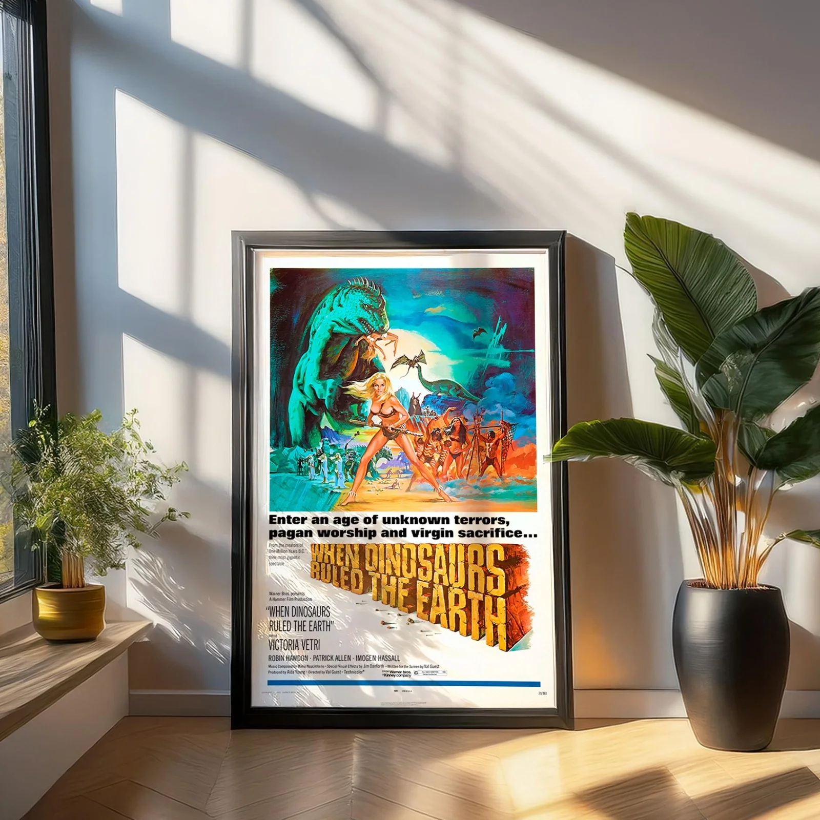 When Dinosaurs Ruled the Earth - Fantasy 27.2" x 41" US One Sheet Poster, image 4