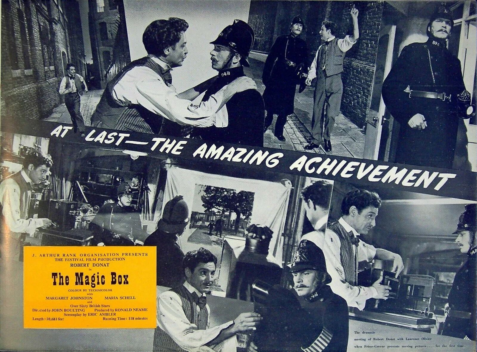 MAGIC BOX 1951 Robert Donat, John Boulting CAMERA UK PRESSBOOK, image 2
