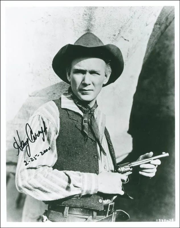 Harry Carey Jr — HARRY CAREY JR. - AUTOGRAPHED SIGNED PHOTOGRAPH 02/25/2000