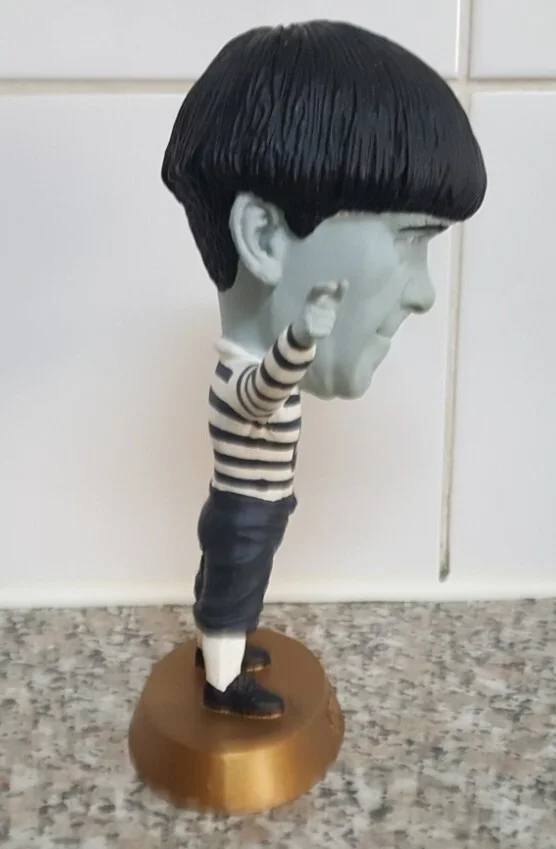 Vintage Three Stooges Figurine. Moe. Preloved., image 4