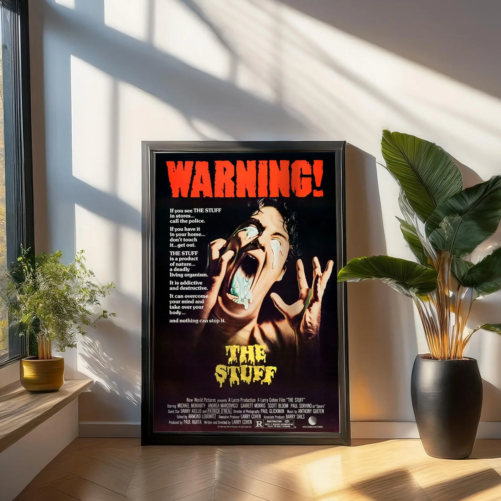 The Stuff - 1985 Sci-Fi Horror Film 27.2" x 41" US One Sheet Poster, изображение 4