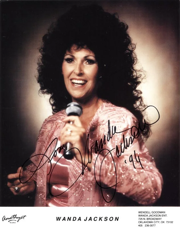 Wanda Jackson — WANDA JACKSON - AUTOGRAPHED SIGNED PHOTOGRAPH 1994