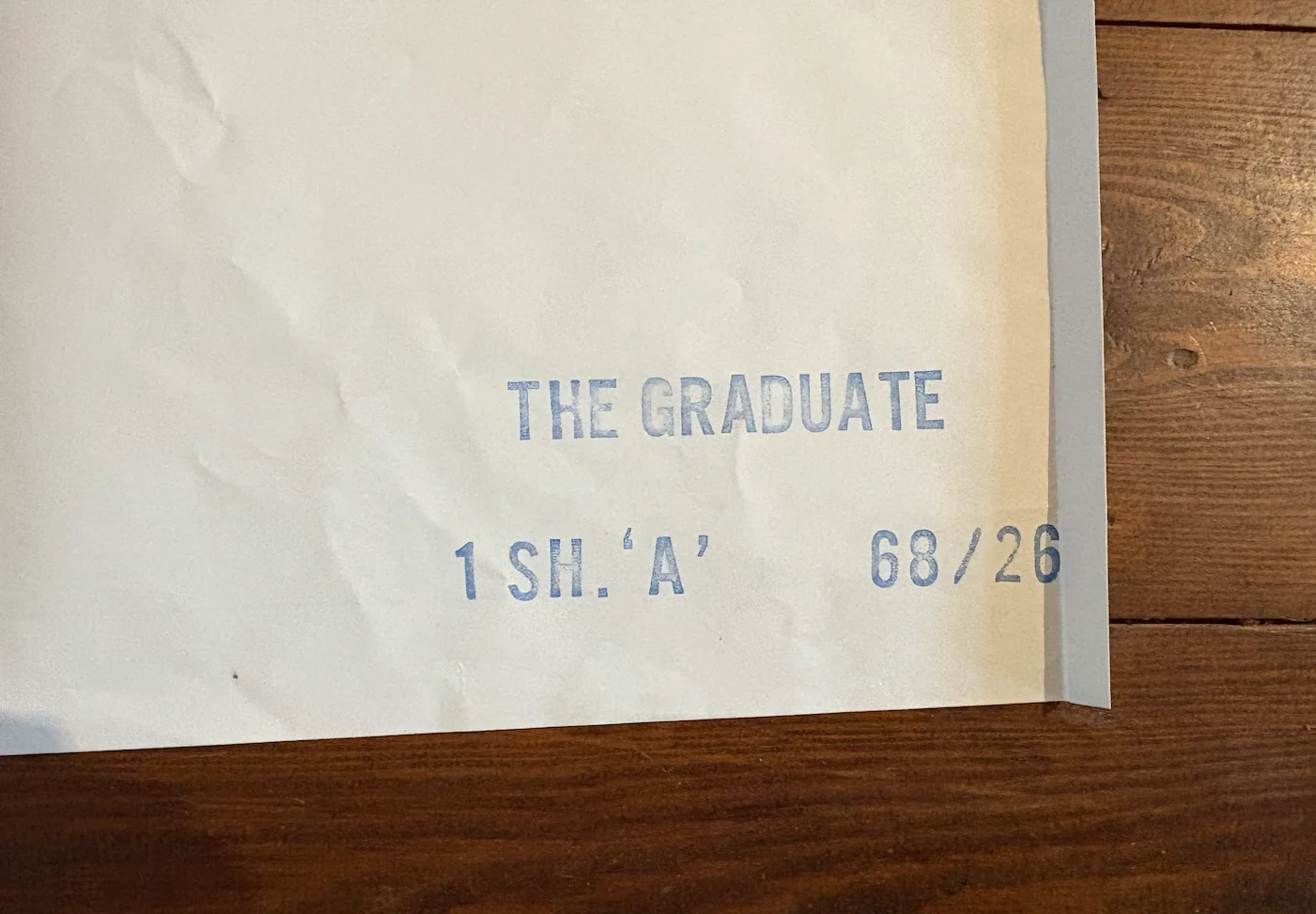 The Graduate Original Movie Poster (USA), изображение 2