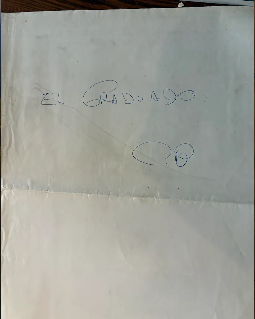 The Graduate Original Movie Poster (Spain), изображение 2