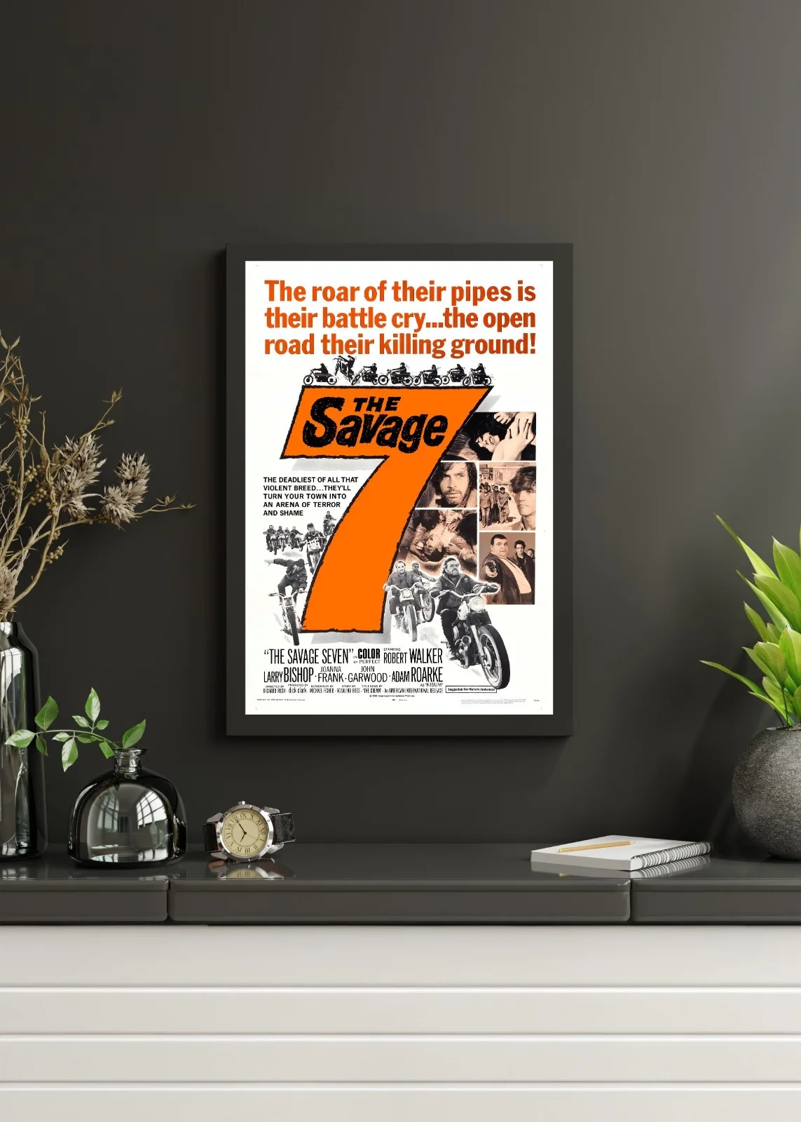 The Savage Seven - 1968 Thriller / Exploitation 27.2" x 41" US One Sheet Poster, image 3