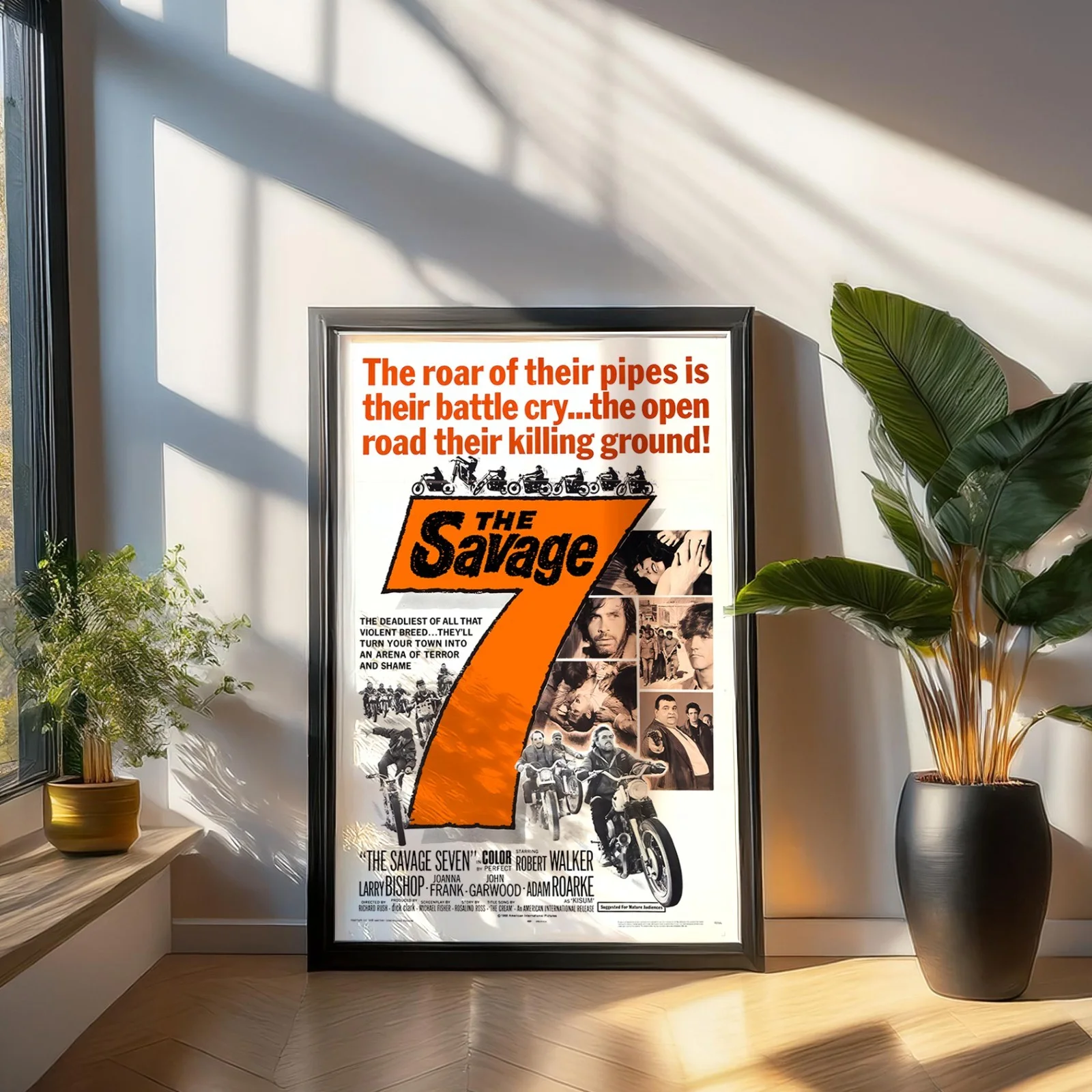 The Savage Seven - 1968 Thriller / Exploitation 27.2" x 41" US One Sheet Poster, image 4