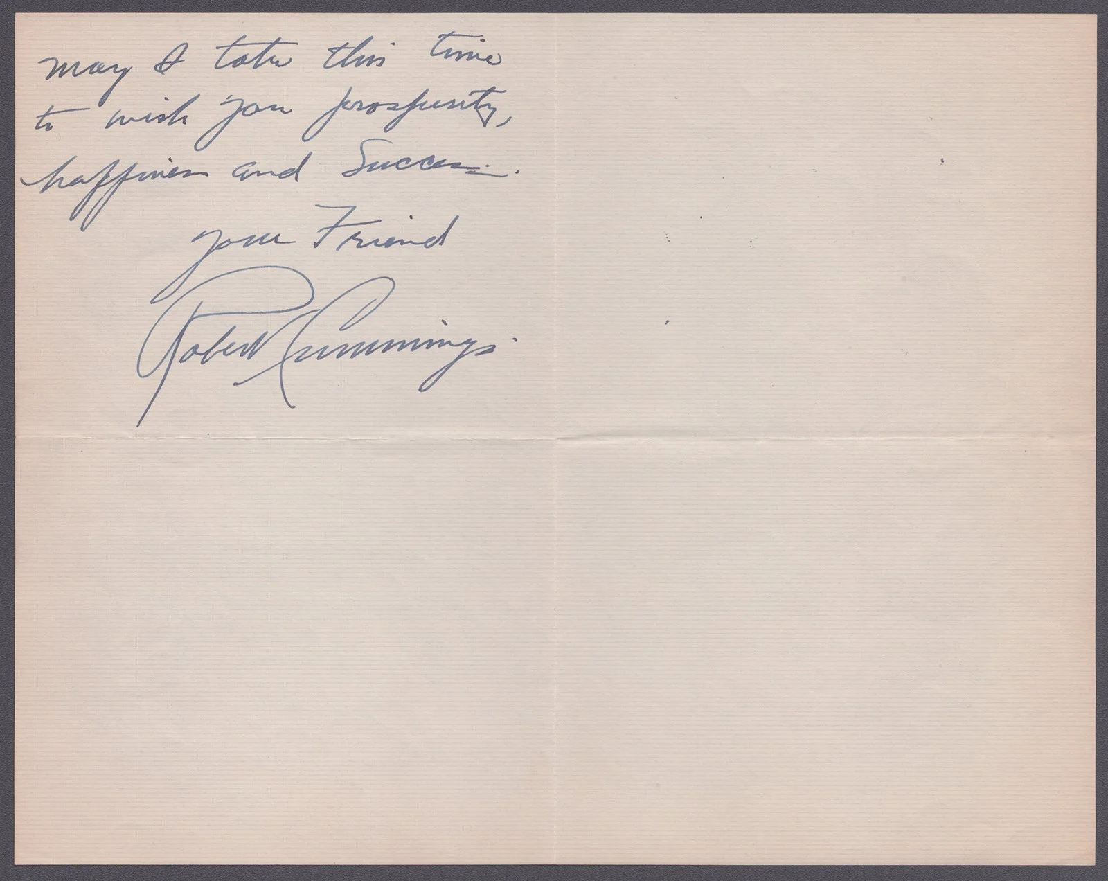 Robert Cummings — ROBERT "BOB" CUMMINGS - AUTOGRAPH LETTER SIGNED 06/16/1941, image 2