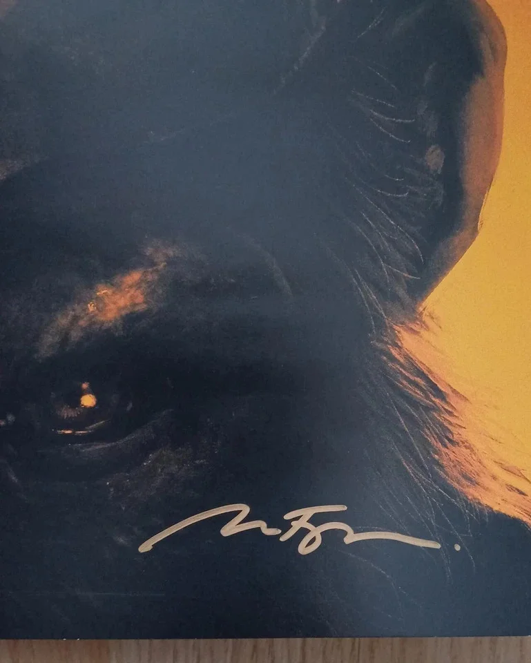 Kingdom Of The Planet Of The Apes UK Cinema Promo A3 Poster Signed Matt Ferguson, изображение 2