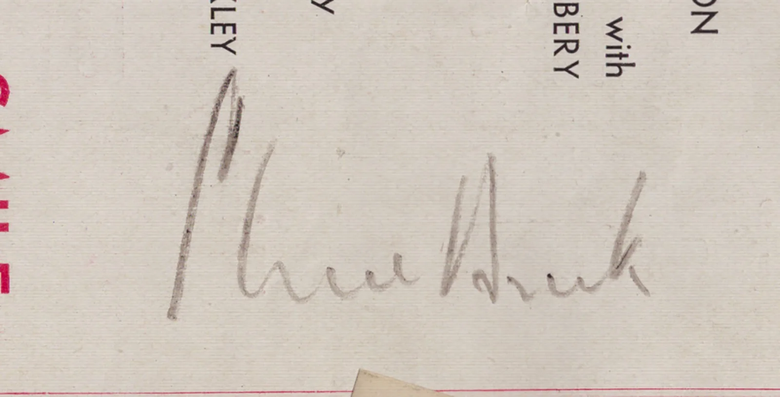 Clive Brook — CLIVE BROOK - PROGRAM DOUBLE SIGNED, image 2