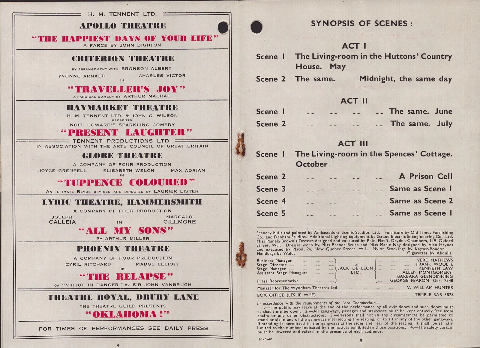 Clive Brook — CLIVE BROOK - PROGRAM DOUBLE SIGNED, image 5
