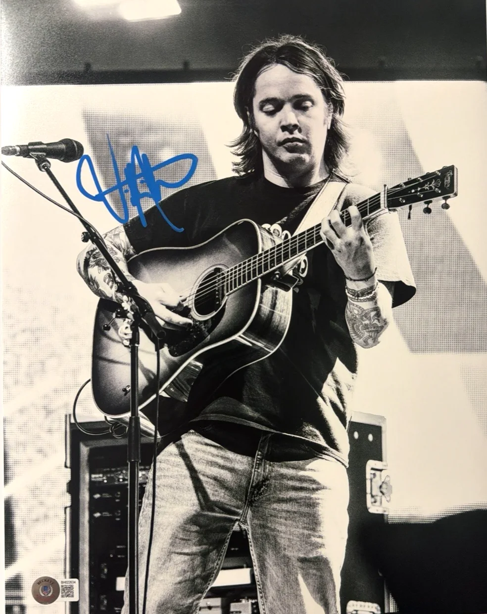 Billy Strings Signed 11x14 Photo BAS Beckett Authenticated Auto Bluegrass Guitar, image 2