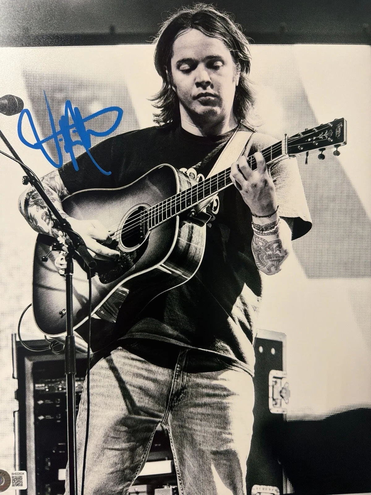 Billy Strings Signed 11x14 Photo BAS Beckett Authenticated Auto Bluegrass Guitar, image 3