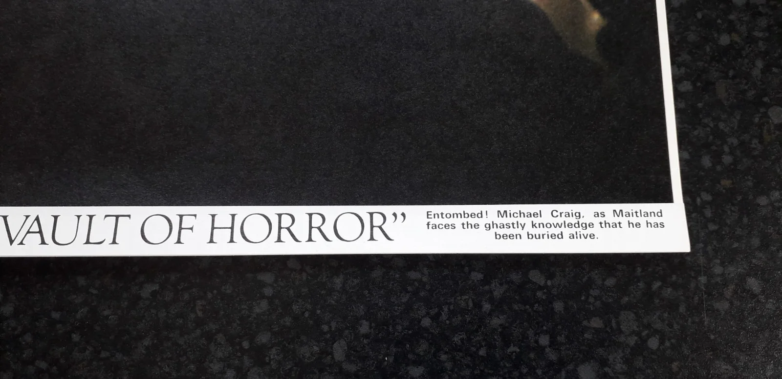 Vault of Horror 1973 ORIGINAL UK Lobby Card Michael Craig, image 2