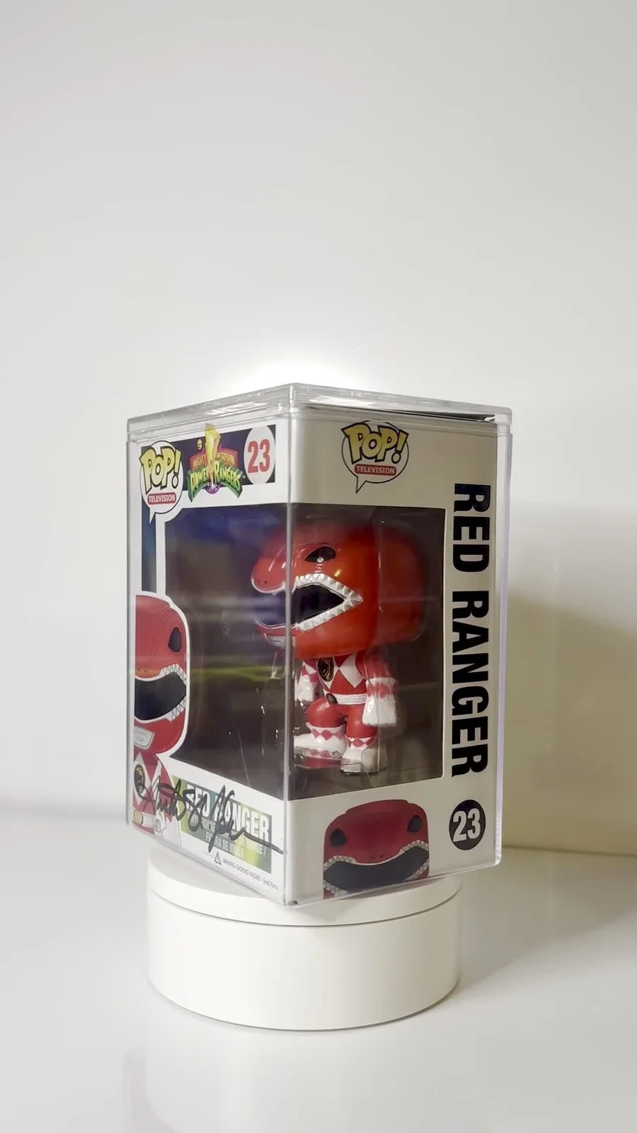 AUSTIN ST. JOHN — FUNKO POP - AUSTIN ST. JOHN & STEVE CARDENAS - AUTOGRAPHED RED POWER RANGERS 23, изображение 2