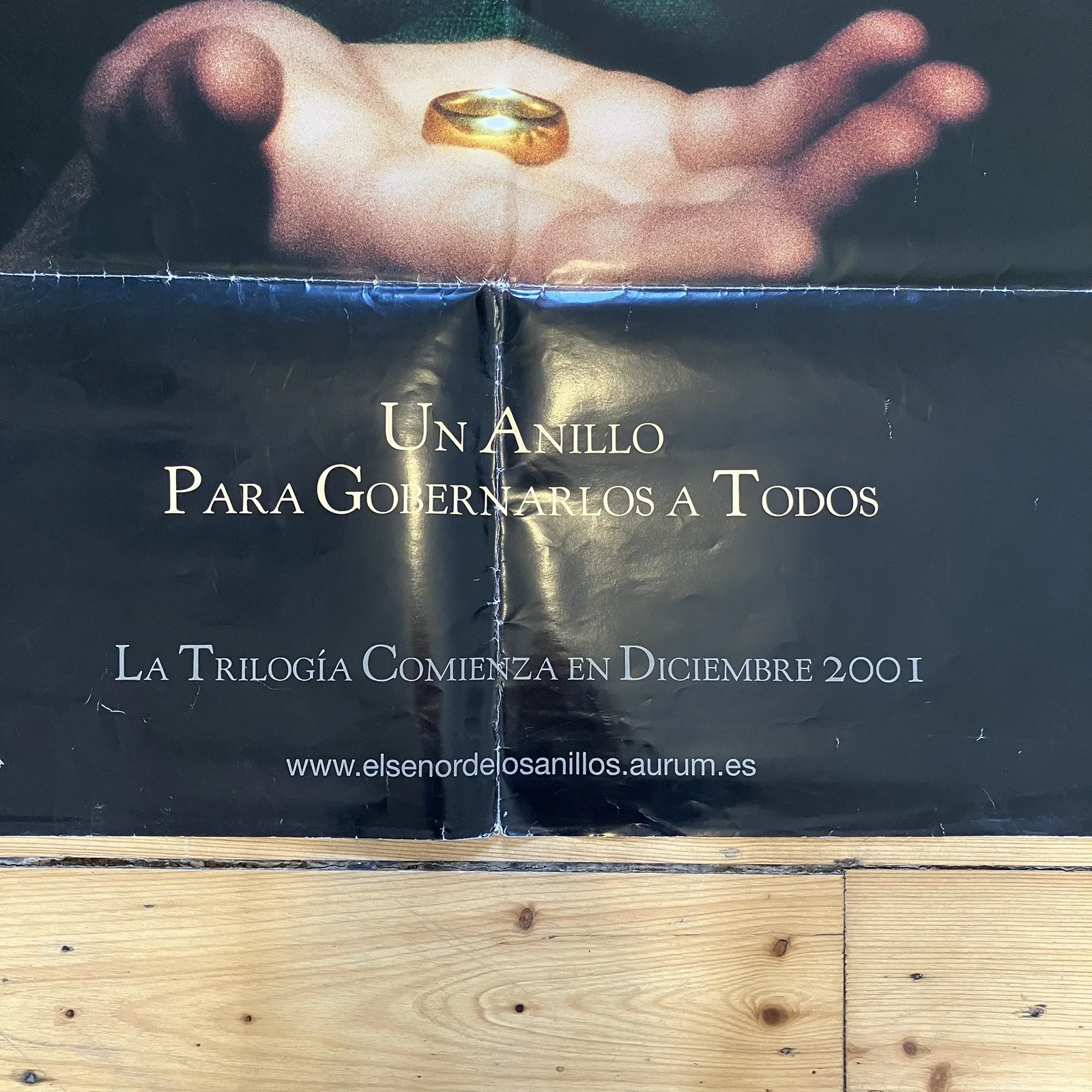 Lord Of The Rings Original Spanish Movie Poster 2001 Authentic Promo Memorabilia, изображение 3
