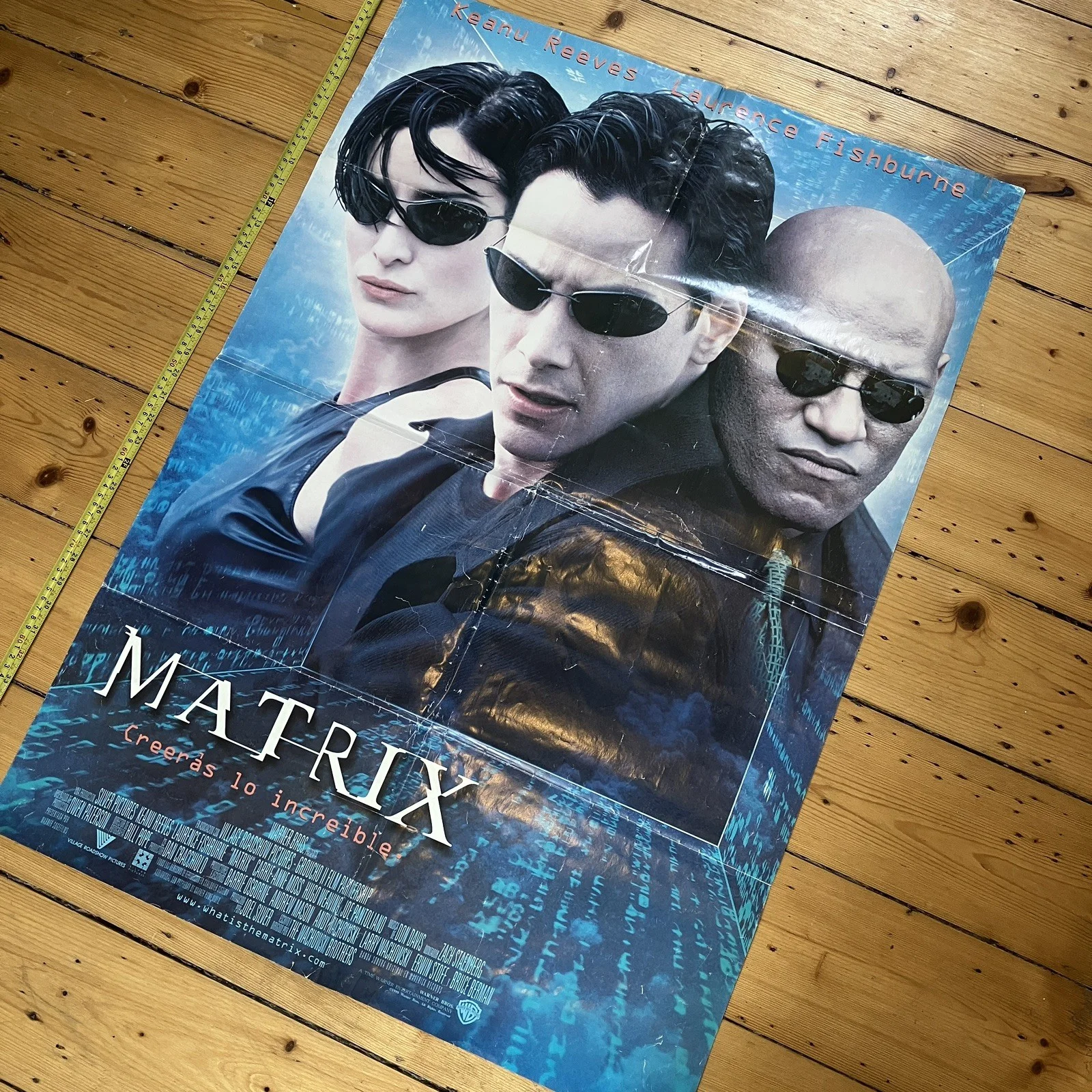 The Matrix Original Spanish Movie Poster Rare International One Sheet, изображение 2
