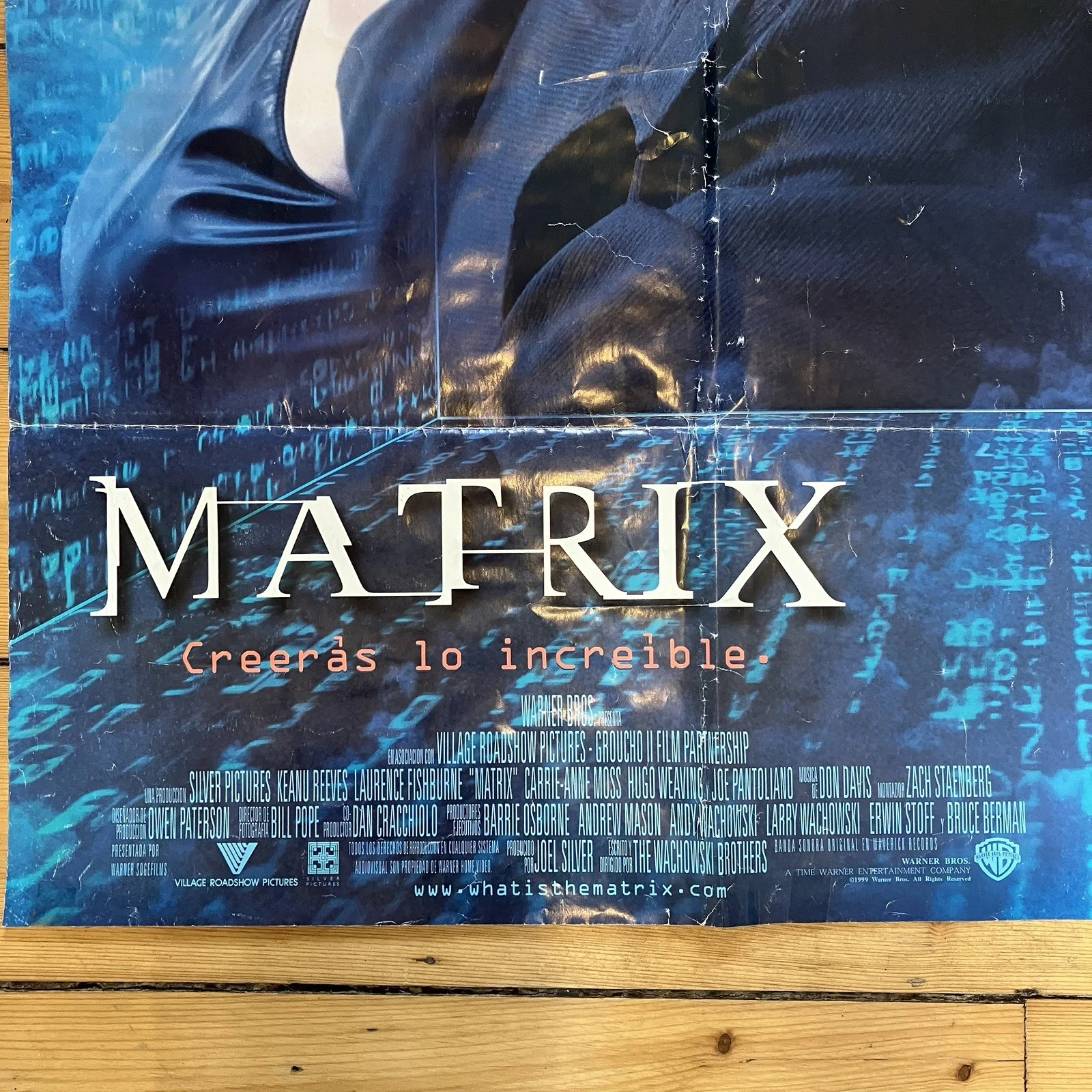 The Matrix Original Spanish Movie Poster Rare International One Sheet, изображение 5