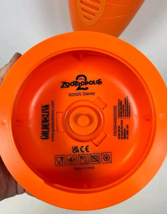 Zootropolis Zootopia 2 Carrot Popcorn Bucket + Lanyard NEW, изображение 5