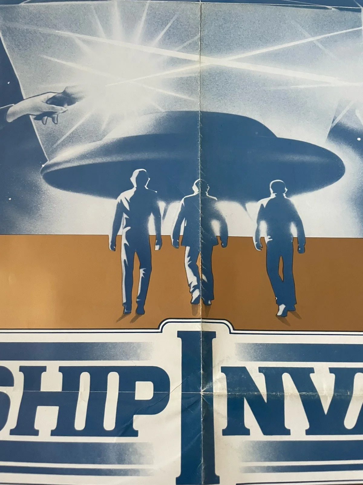 STARSHIP INVASIONS FOLDED US ONE SHEET POSTER ROBERT VAUGHN CHRISTOPHER LEE 1977, image 2